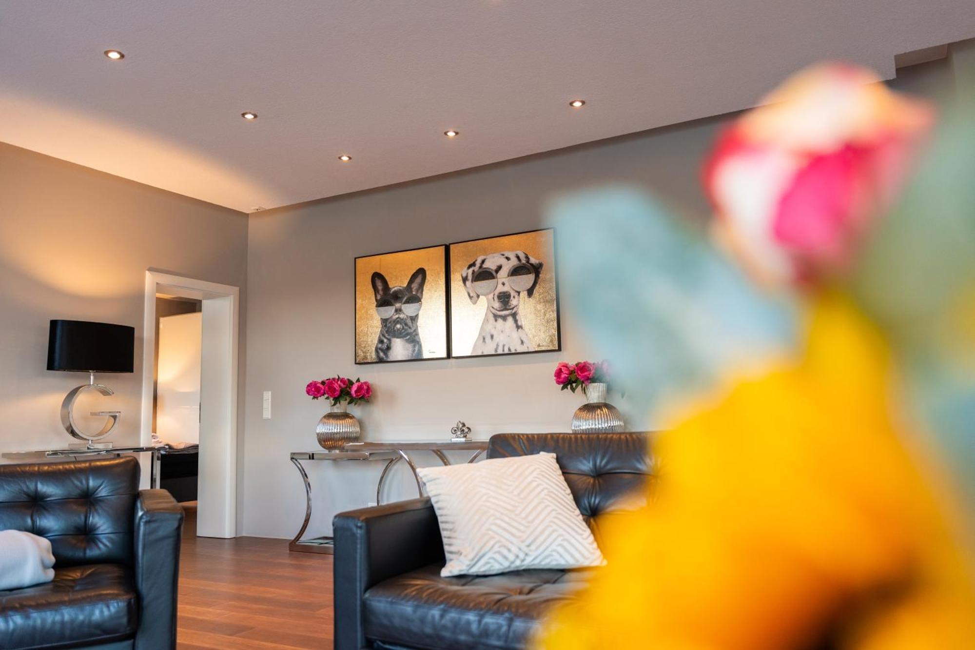 Penthouse Wohnung Mit Schoenem Moselblick In Metternich Koblenz  Exterior photo